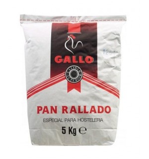 PAN RALLADO GALLO SACO 5 KG
