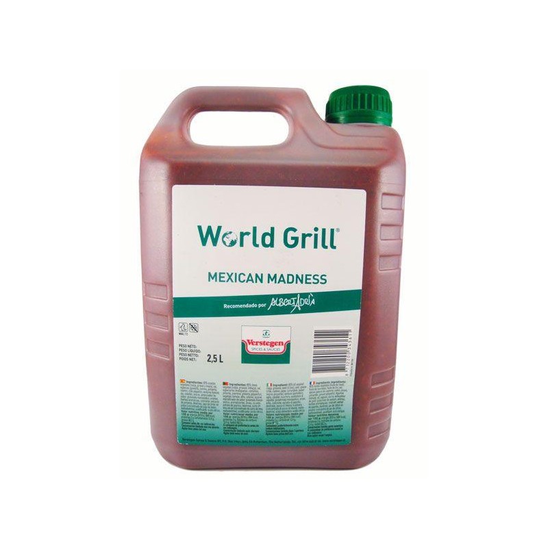 WORLD GRILL VERSTEGEN MEXICAN MADNESS GARRAFA 2.5 L