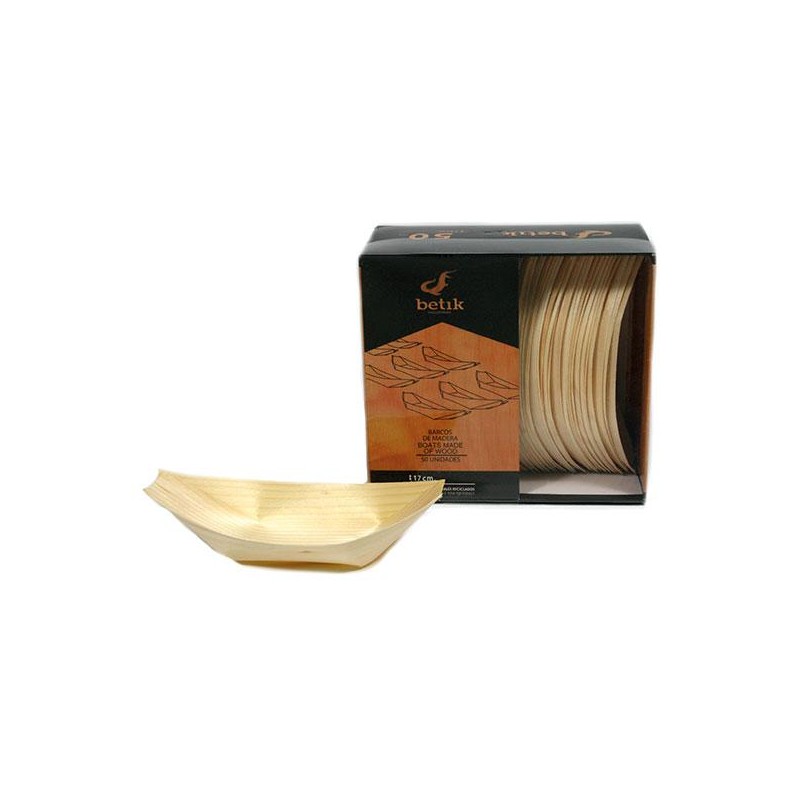 BARCO BETIK MADERA 17 CM 50 UN