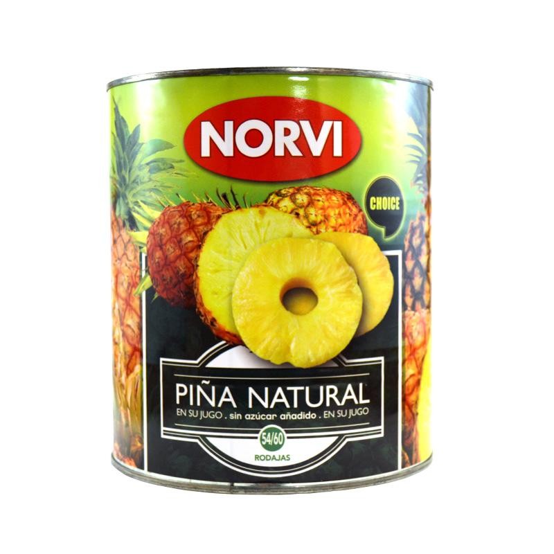 PIÑA NORVI RODAJAS JUGO 3 KG