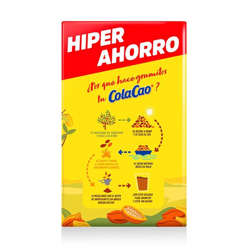 ColaCao Original: con Cacao Natural - Formato Ahorro - 5,7kg