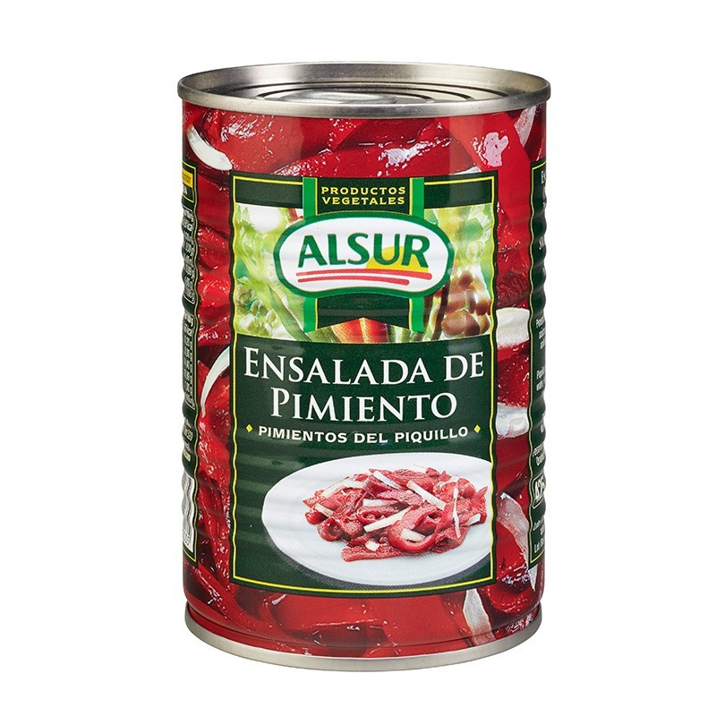 ENSALADA ALSUR PIMIENTOS PIQ. LT. 410 GR
