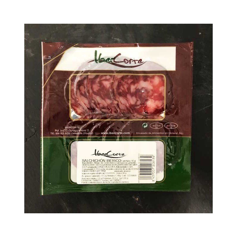 SALCHICHON IBERCORTE IBERICO LONC.40 GR