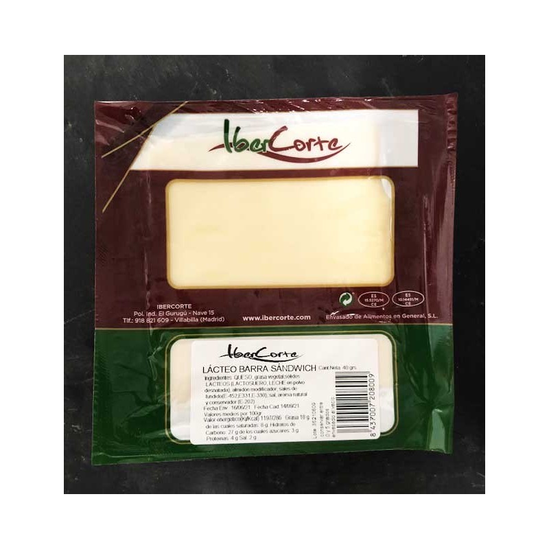 LACTEO IBERCORTE BARRA SANDW. LONC.40 GR