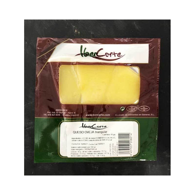 QUESO IBERCORTE OVEJA TRIANG.LONC.40 GR