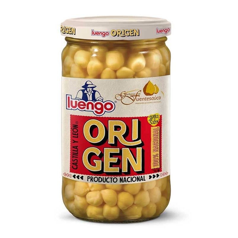 GARBANZO COCIDO LUENGO ORIGEN BT. 570 GR
