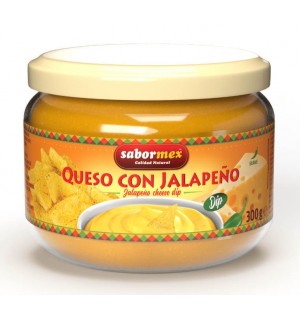 SALSA DIP SABORMEX QUESO C/JALAP BT 300GR