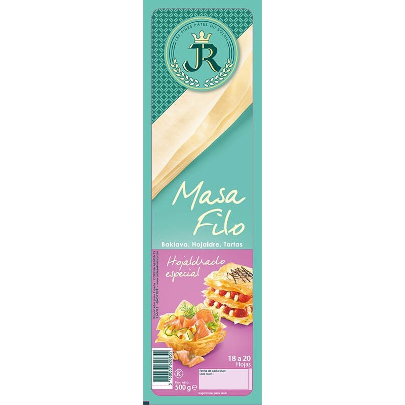 PASTA FILO JR FRESCA 500GR