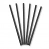 PAJITAS PAPEL TCN NEGRA 20CM 100UN