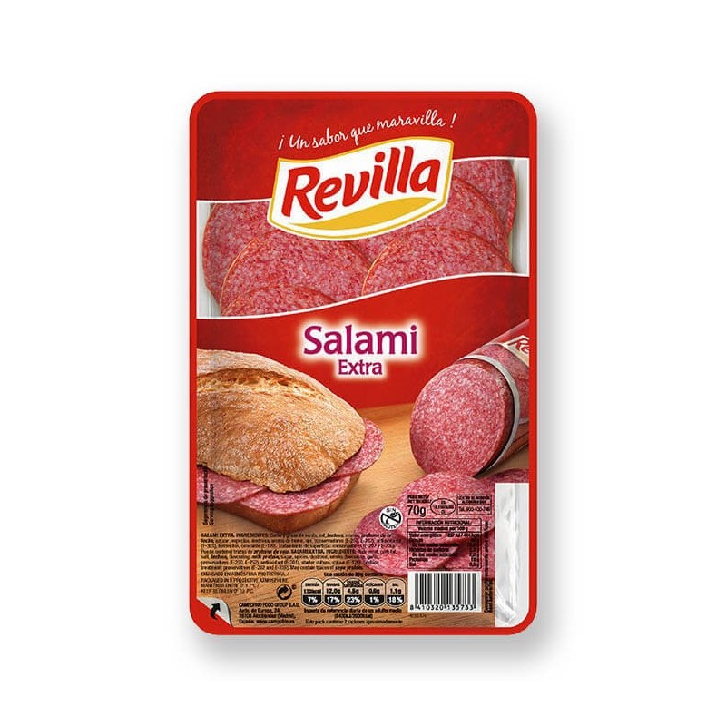 SALAMI REVILLA EXTRA LONCHAS 85 G