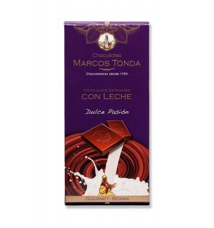 CHOCOLATE GOURMET MARCOS TONDA TABLETA CON LECHE 125 GR