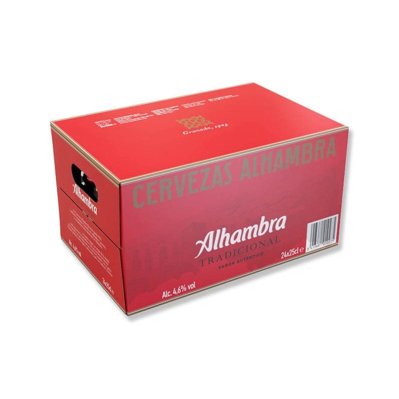 CERVEZA ALHAMBRA TRADICIONAL CAJA 24 BOTELLINES 25CL