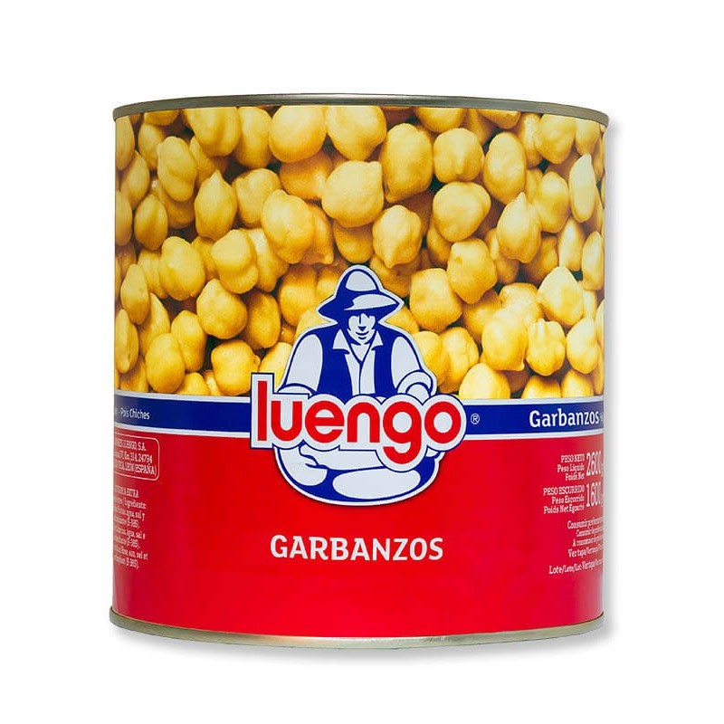 GARBANZO COCIDO LUENGO LATA 2600 GR