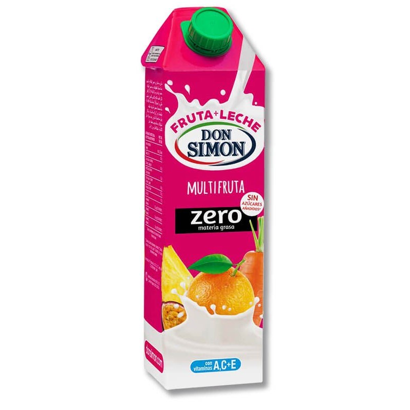 FRUTA LECHE MULTIFRUTA ZERO DON SIMON 1L