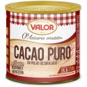 CACAO VALOR PURO POLVO SIN AZÚCAR LATA 250 GR