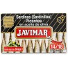 SARDINILLAS JAVIMAR PICANTES EN ACEITE DE OLIVA 115 GR