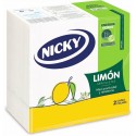 SERVILLETAS NICKY LIMON.33*33 2 CAPAS