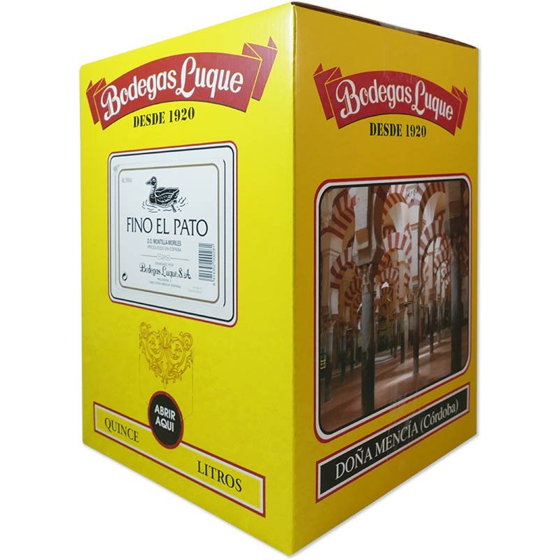 VINO FINO EL PATO BAG 15 L