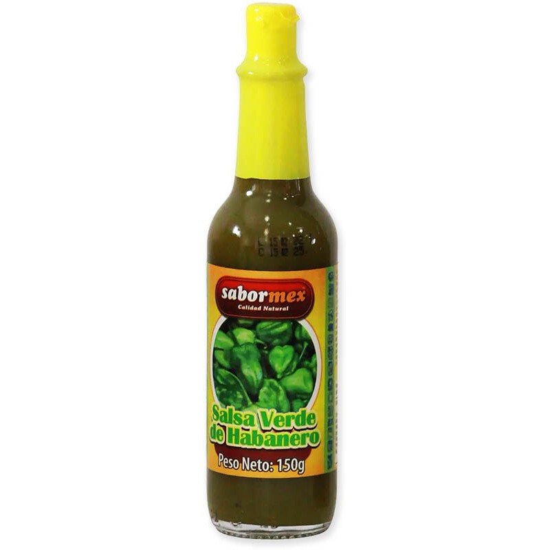SALSA SABORMEX HABANERO VERDE BT.148 ML