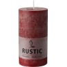 VELA RUSTIC BURDEOS CILINDRO 68*130 MM