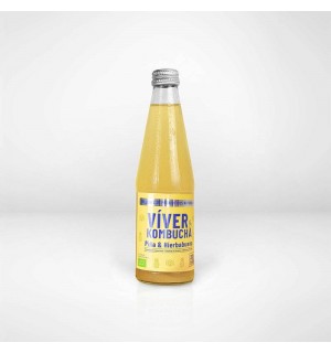 KOMBUCHA VIVER PIÑA-HIERBABUENA BOTELLA 330 ML