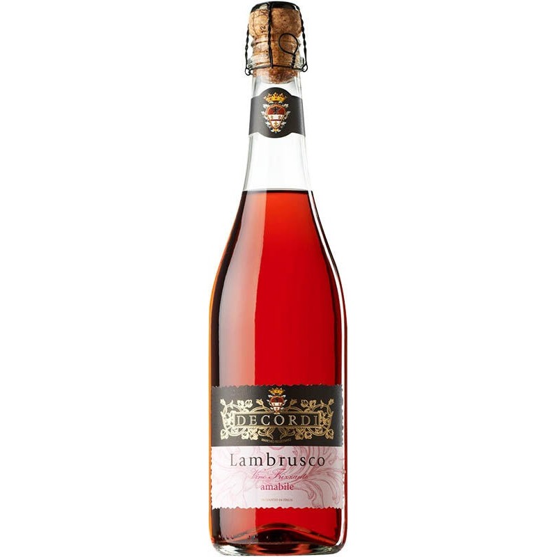 LAMBRUSCO DECORDI IGT ROSADO 75 CL
