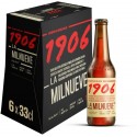 CERVEZA ESTRELLA GALICIA 1906 LA MILNUEVE BOTELLIN 33 CL PACK-6