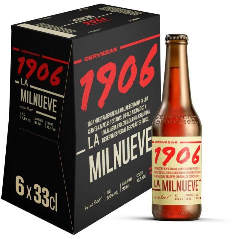 CERVEZA EST.GALICIA 1906. BT. 33 CL PK-6