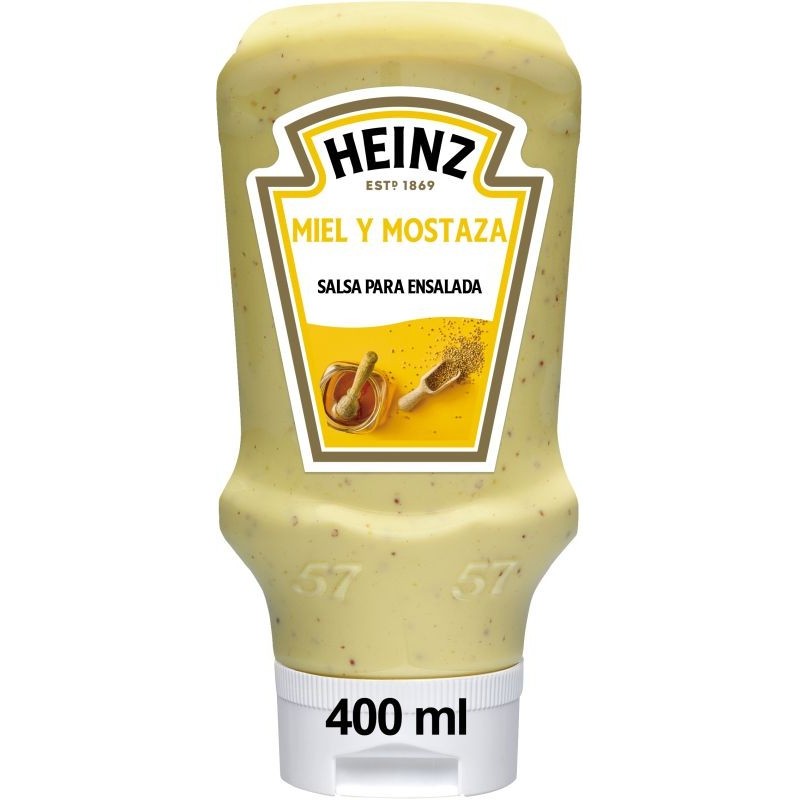 SALSA HEINZ MOSTAZA-MIEL BOCABAJO 400 ML