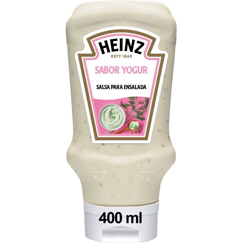 SALSA HEINZ YOGURT BOCABAJO 400 ML