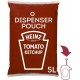KETCHUP HEINZ 3 BOLSAS DE 5L RECAMBIO PARA DISPENSADOR