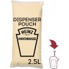 MAYONESA HEINZ 3 BOLSAS DE 2.5 L RECAMBIO PARA DISPENSADOR