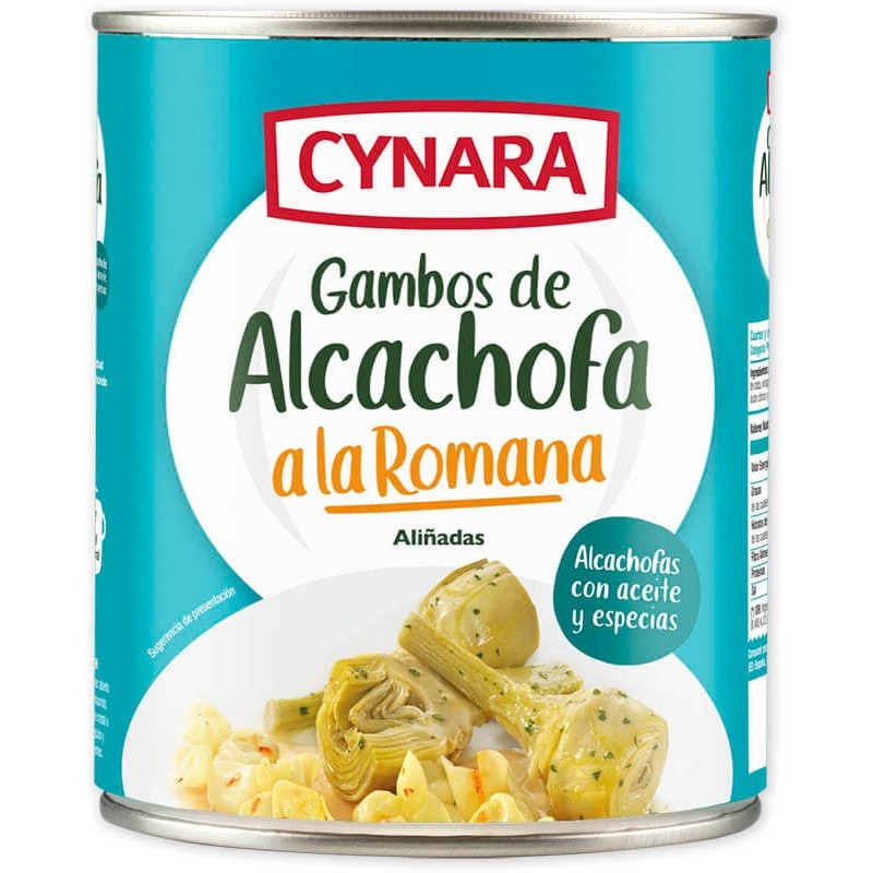 CORAZONES DE ALCACHOFAS A LA ROMANA CYNARA LATA 750 GR