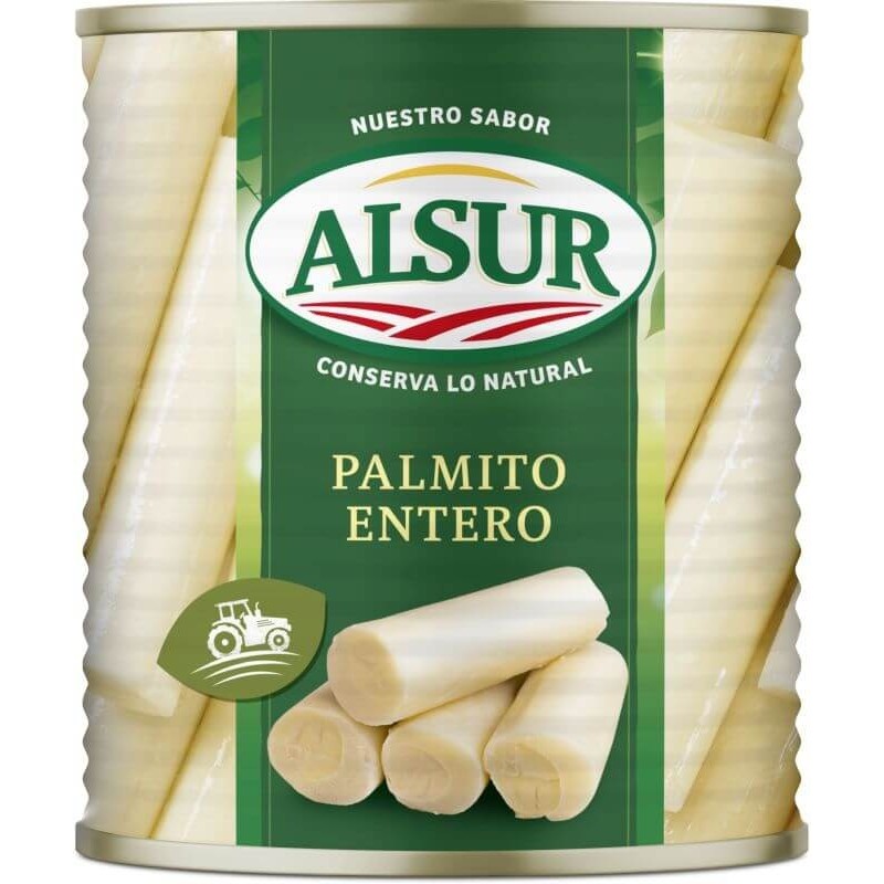 PALMITOS ALSUR ENTERO LATA 800 GR