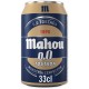 CERVEZA MAHOU 0.0 TOSTADA LATA 33 CL
