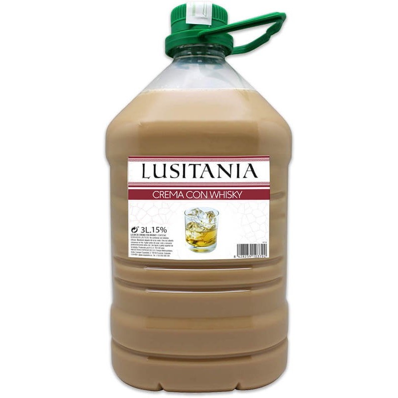 LICOR LUSITANIA CREMA WHISKY 3 L