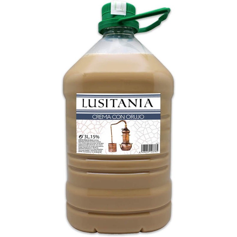 LICOR LUSITANIA CREMA ORUJO 3 L