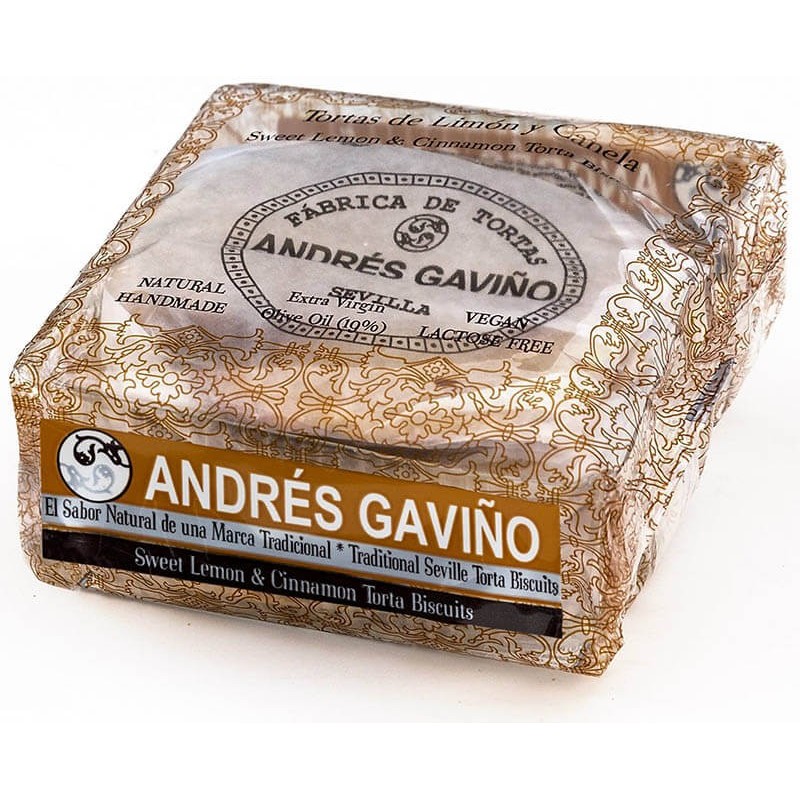 TORTAS ANDRES GAVIÑO CANELA-LIMON 6 UNIDADES180 GR