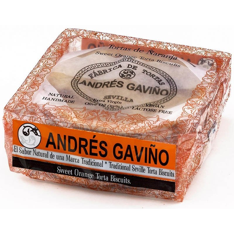 TORTAS ANDRES GAVIÑO NARANJA 6 UNIDADES 180 GR
