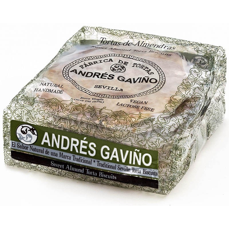 TORTAS ANDRES GAVIÑO ALMENDRAS 6 UNIDADES 180 GR