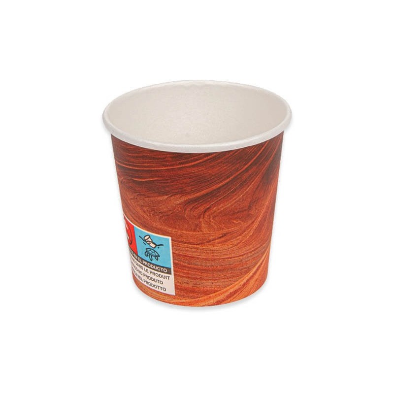 VASO GARCIA DE POU BEBIDA CALIENTE MARRON 120ML 50 UNNIDADES