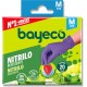 GUANTE BAYECO NITRILO MORADO TALLA M 20 UNIDADES