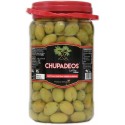 ACEITUNAS VERDES CHUPADEOS FLOR DE MALAGA 1.292 KG