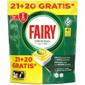CAPSULAS DE LAVAVAJILLAS FAIRY LIMON 21+20 UNIDADES