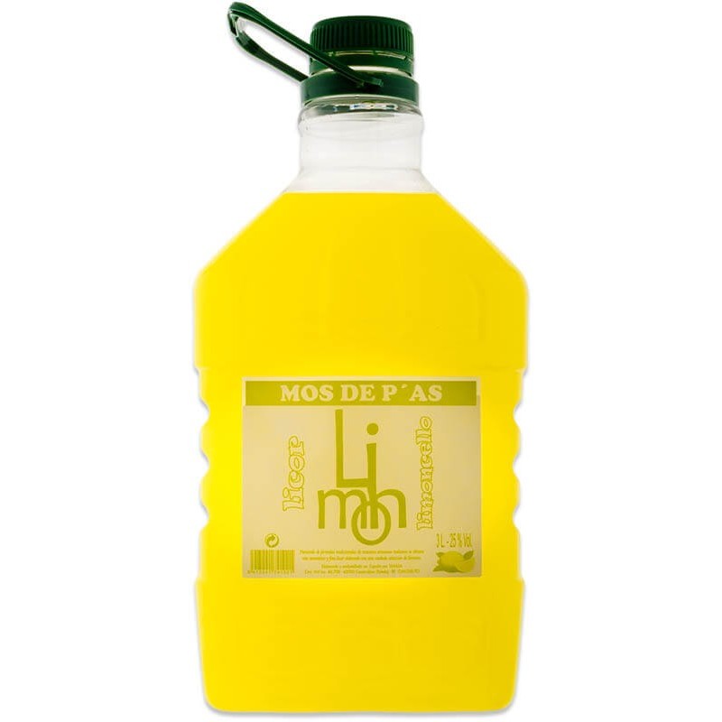 LICOR MOS DE PAS LIMONCELLO PET 3 L