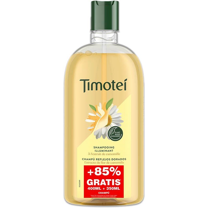 CHAMPU DE CAMOMILA TIMOTEI 400+350 ML