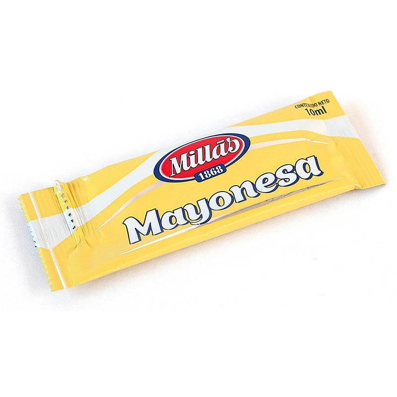 MAYONESA MILLAS PORCIONES 10 ML 200 UN