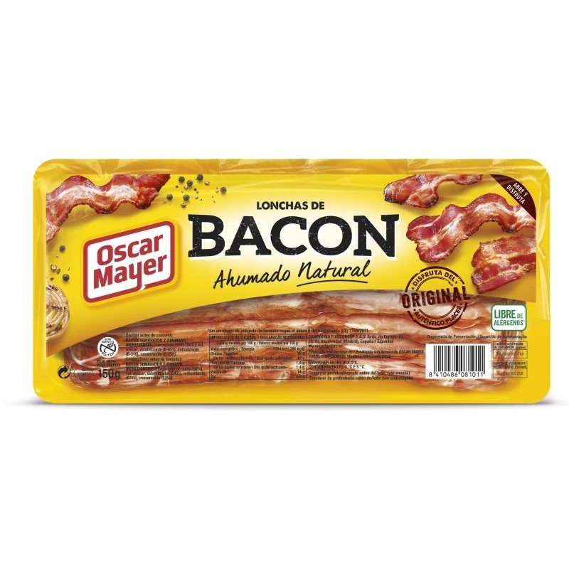 BACON OSCAR MAYER LONCHAS 150 GR