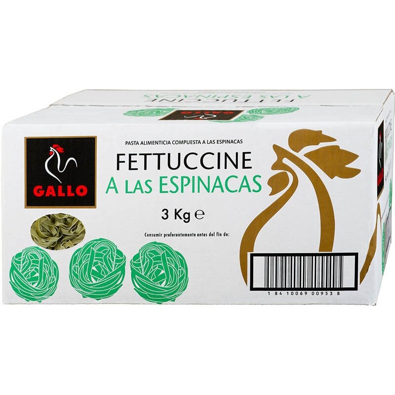 FETTUCCINE GALLO ESPINACAS 3KG