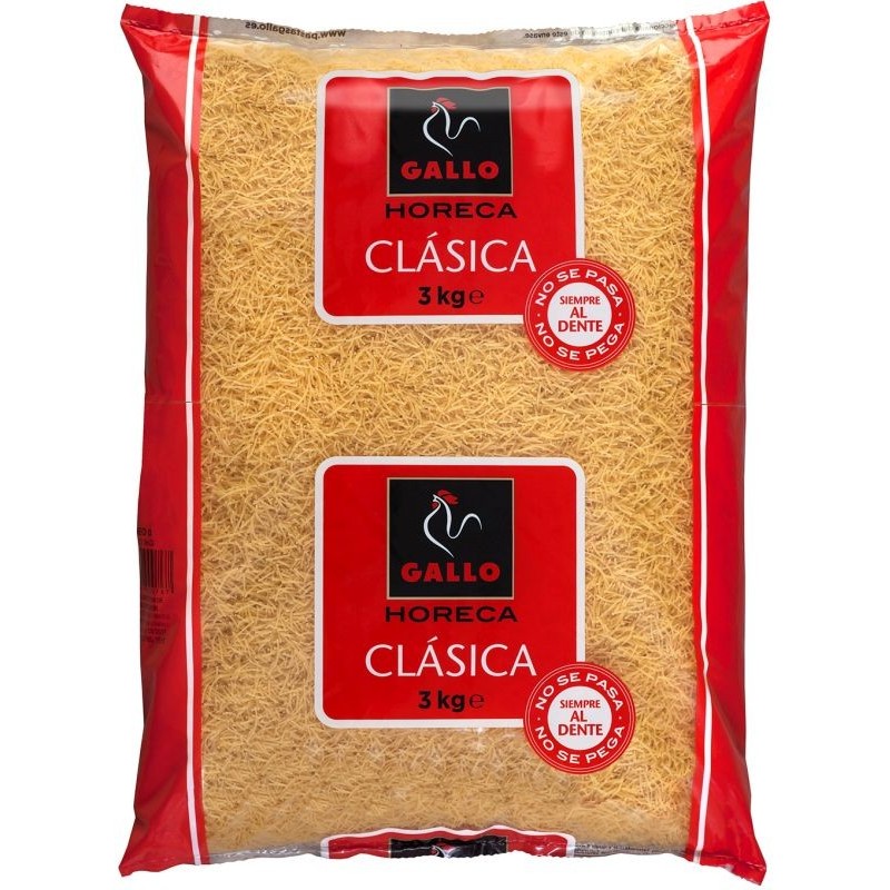 FIDEO GALLO Nº0 FINO 3 KG